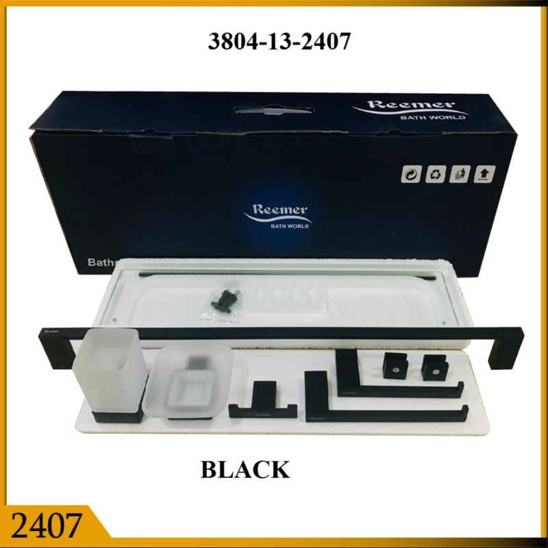 ACCESSORIES SET 7PC SQ BLK (2407)